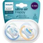 Philips Avent Ultra air Text Soother 0-6м мальчик 2 шт.: цены и характеристики