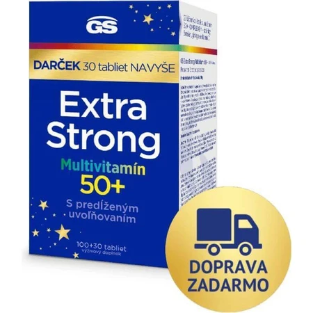 GS Extra Strong Multivitamin 50+ 1×130 табл, пищевая добавка: цены и характеристики