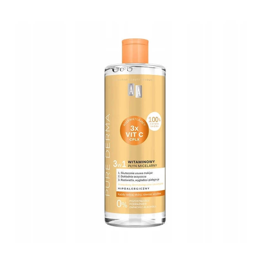 AA Pure Derma, Витаминный мицеллярный лосьон, 500 мл: цены и характеристики