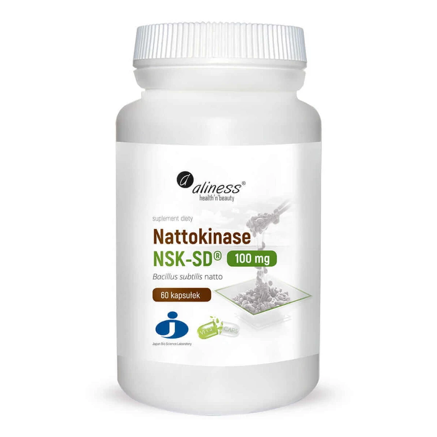 Наттокіназа NSK-SD 100 мг 60 капсул Aliness: ціни та характеристики