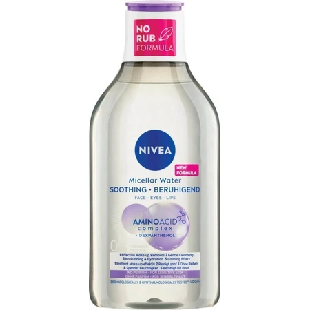 NIVEA MicellAIR Міцелярна вода для чутливої шкіри 1×400 мл, заспокійлива, все в 1: ціни та характеристики