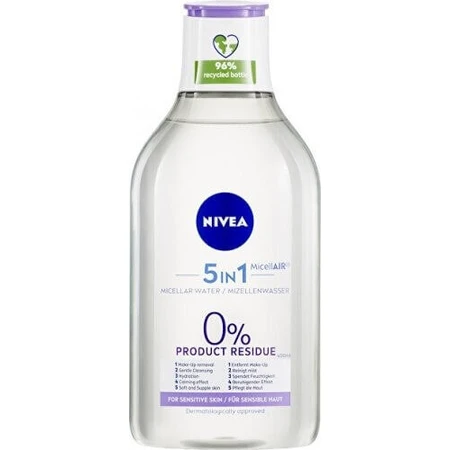 NIVEA MicellAIR Міцелярна вода для чутливої шкіри 1×400 мл, заспокійлива, все в 1: ціни та характеристики