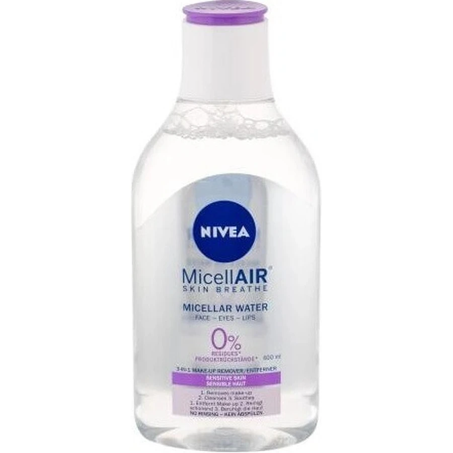 NIVEA MicellAIR Міцелярна вода для чутливої шкіри 1×400 мл, заспокійлива, все в 1: ціни та характеристики