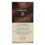Краска для волос My Colour Elixir Dark Blonde Intense Интенсивный медный 6.44, 155 мл, Apivita