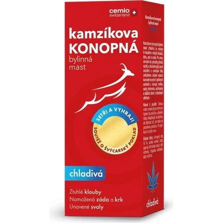 Мазь из конопли Цемио Камзик охлаждающая 1×200 мл, мазь из конопли: цены и характеристики