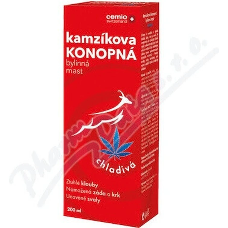 Мазь из конопли Цемио Камзик охлаждающая 1×200 мл, мазь из конопли: цены и характеристики