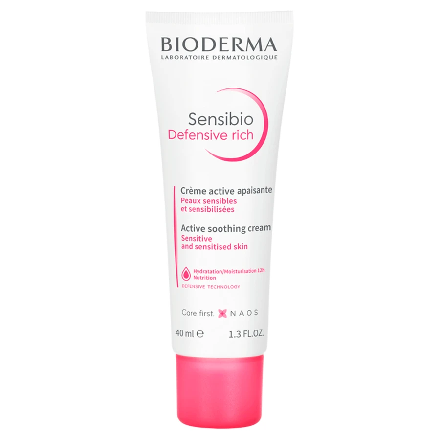 Крем для обличчя Bioderma Sensibio Defensive Rich Active Soothing Cream, заспокійливий, 40 мл: ціни та характеристики