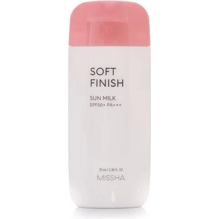Missha All-Around Safe Block Soft Finish Сонцезахисне молочко SPF 50+ 70 мл 1×70 мл