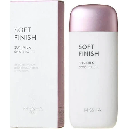 Missha All-Around Safe Block Soft Finish Сонцезахисне молочко SPF 50+ 70 мл 1×70 мл: ціни та характеристики