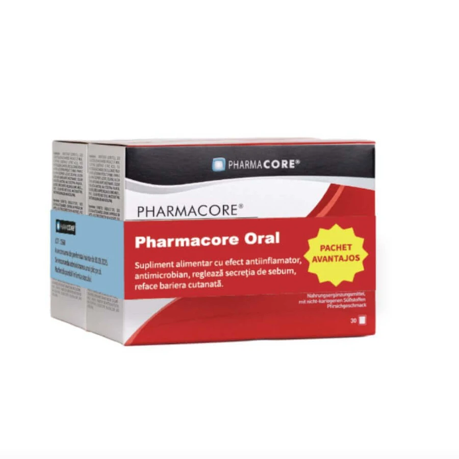 Acne Control Oral Pack, 2 x 30 саше, Pharmacore: цены и характеристики