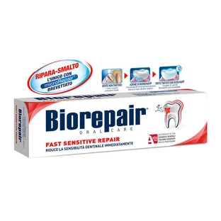 Зубна паста для чутливих зубів Biorepair Fast Sensitive Repair, 75 мл, Coswell