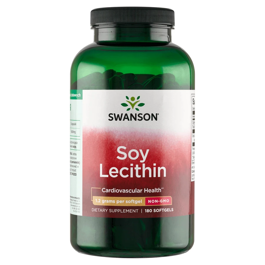 Swanson Soy Lecithin, лецитин, капсули 180 ел КОРОТКИЙ ТЕРМІН ДІЇ: ціни та характеристики