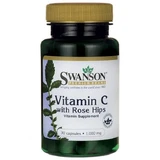 Swanson C, витамин C 1000 мг из дикого шиповника, 30 капсул
