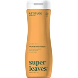 Attitude Super leaves ampone с детоксикационным эффектом, блеском и объемом для тонких волос 473 мл