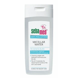Мицеллярная вода Anti Pollution, нормальная и сухая кожа, 200 мл, Sebamed