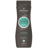 Attitude Super leaves Мужская ампула и мыло для тела (2в1) с детоксикационным эффектом, против перхоти 473 мл