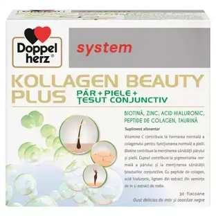 Kollagen System Beauty Plus Doppelherz, 30 флаконів
