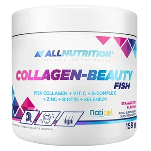 Allnutrition Коллаген-Beauty Fish, порошок, со вкусом клубники, 158 г