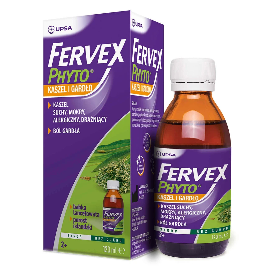 Фервекс Фіто Upsa Fervex Phyto, сироп, 120 мл: ціни та характеристики