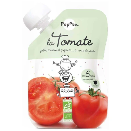 POPOTE Органический томат-капсикум 120 г, 6+ 1×120 г: цены и характеристики