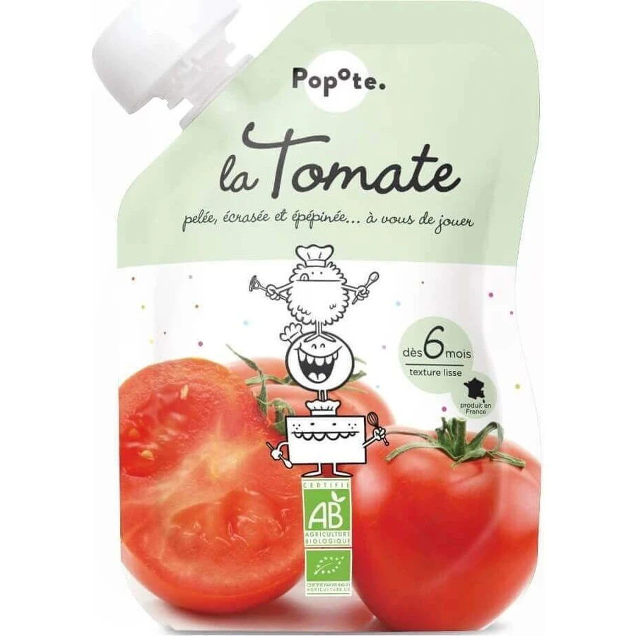 POPOTE Органический томат-капсикум 120 г, 6+ 1×120 г: цены и характеристики