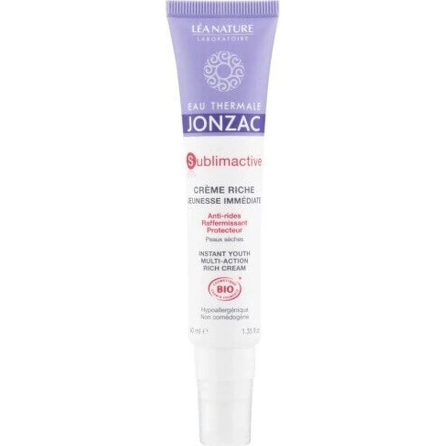 JONZAC Sublimactive NIGHT REGENERATING CREAM BIO проти старіння шкіри та зморшок 1×40 мл, нічний регенеруючий крем: ціни та характеристики