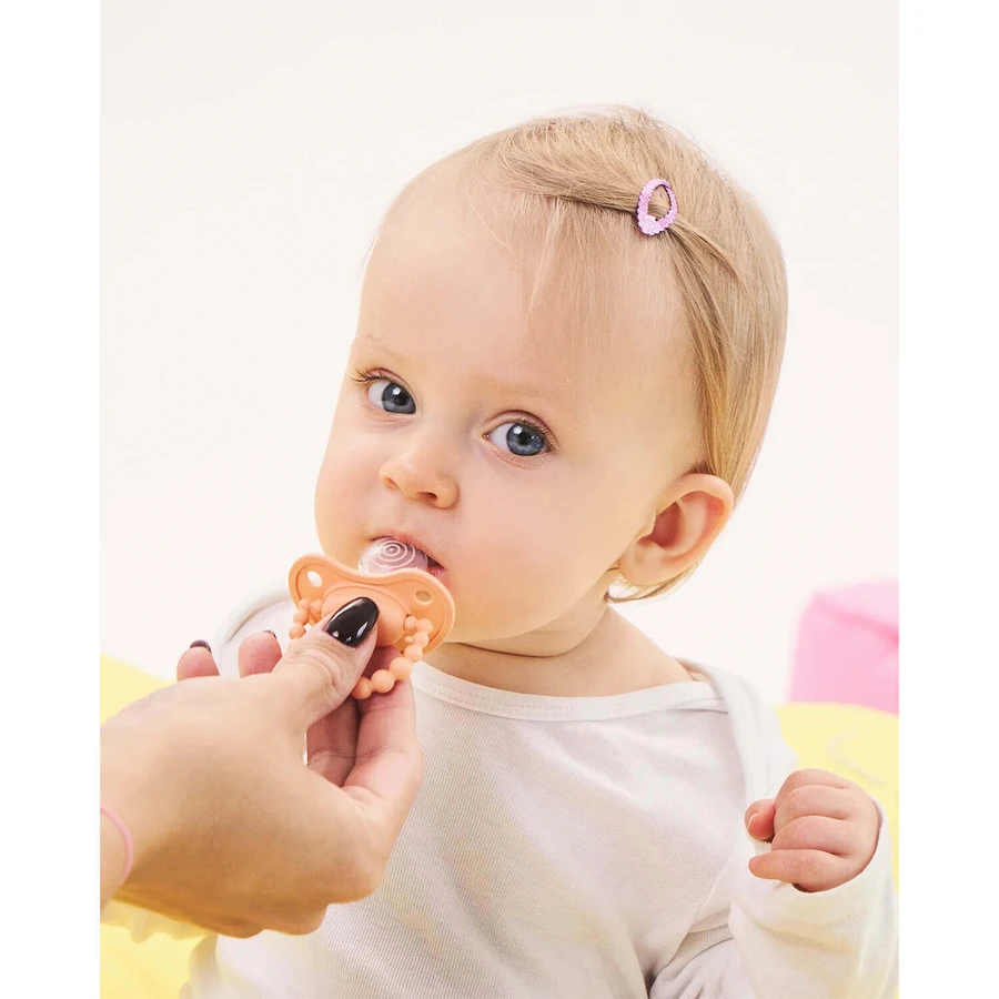 Luu Kids, пустышка, позиционирующая кукла, силикон, Summer Apricot, с 6 месяцев, 1 шт.: цены и характеристики