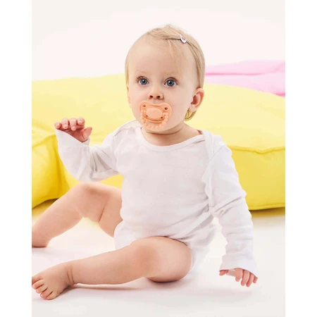 Luu Kids, пустышка, позиционирующая кукла, силикон, Summer Apricot, с 6 месяцев, 1 шт.: цены и характеристики