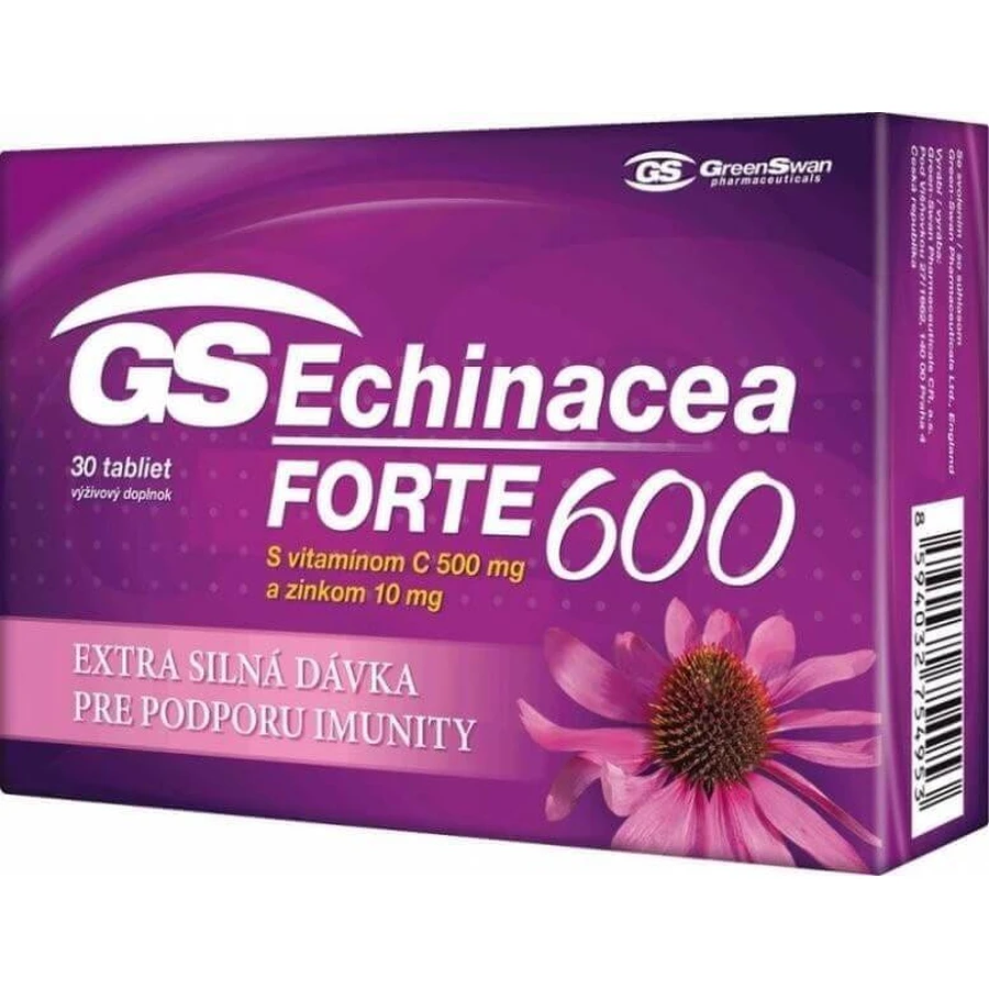 GS Ехінацея ФОРТЕ 600 мг 1×30 таблеток, дієтична добавка: ціни та характеристики
