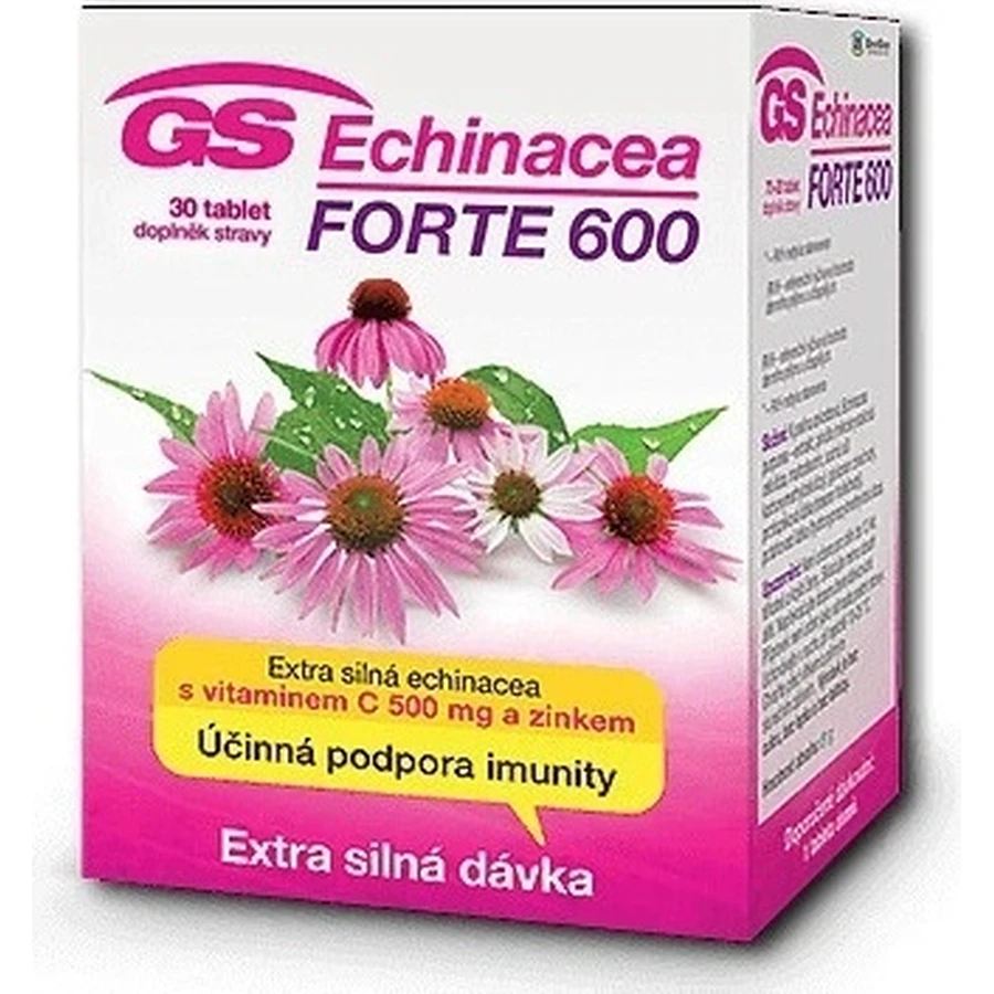 GS Ехінацея ФОРТЕ 600 мг 1×30 таблеток, дієтична добавка: ціни та характеристики