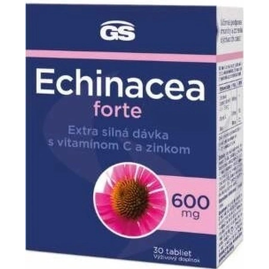 GS Ехінацея ФОРТЕ 600 мг 1×30 таблеток, дієтична добавка: ціни та характеристики