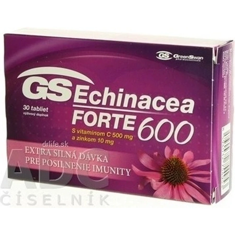 GS Ехінацея ФОРТЕ 600 мг 1×30 таблеток, дієтична добавка: ціни та характеристики