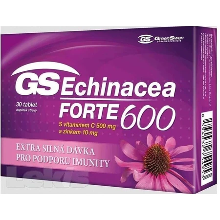 GS Ехінацея ФОРТЕ 600 мг 1×30 таблеток, дієтична добавка: ціни та характеристики
