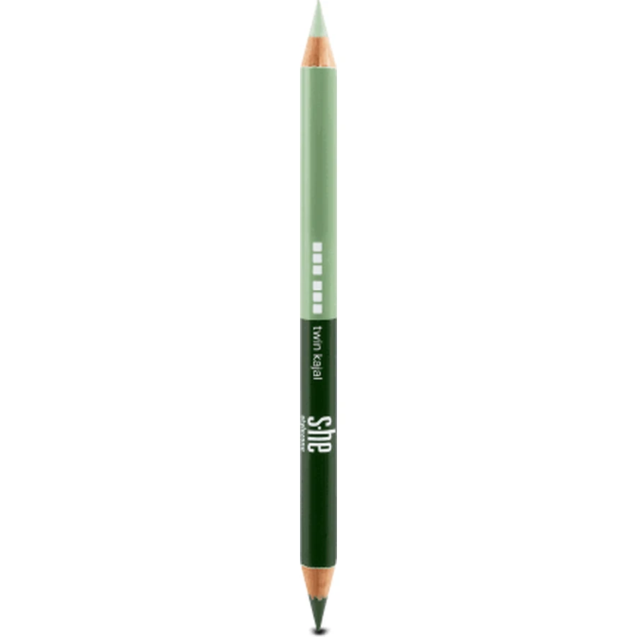 S-he color&style Олівець для очей twin kajal 157/004, 2 г: ціни та характеристики