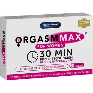Диетическая добавка Orgasm Max For Women Medica-Group, 2 капсулы