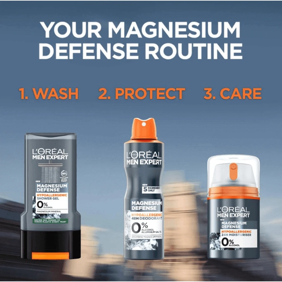L'Oréal Paris Men Expert Magnesium Defense део-спрей 150 мл: цены и характеристики