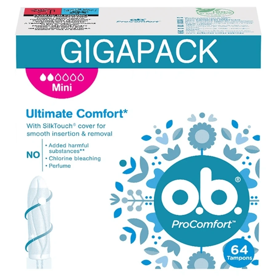 Тампоны O.B.ProComfort Mini, 64 шт.: цены и характеристики