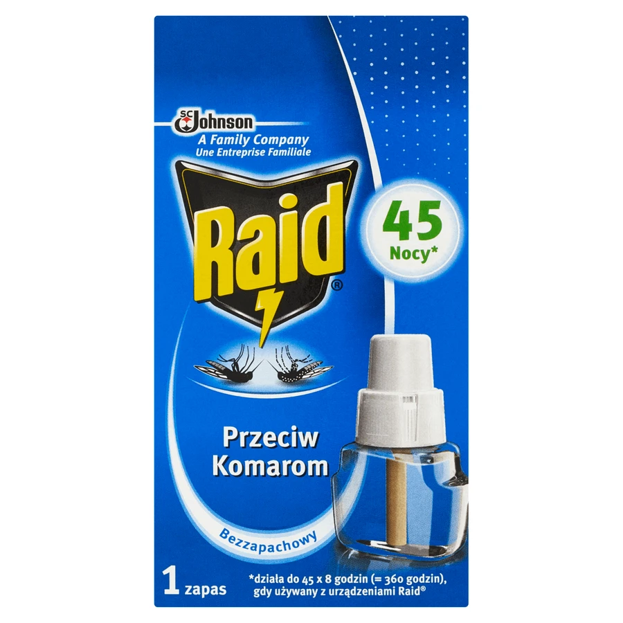 Raid, средство от комаров инсектицидное, запасное, 27 мл КОРОТКИЙ ДЕНЬ: цены и характеристики