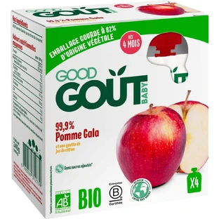 Good Goût Organic Apple 4 x 85 г
