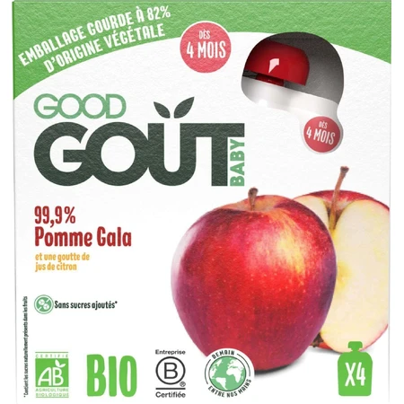 Good Goût Organic Apple 4 x 85 г: цены и характеристики