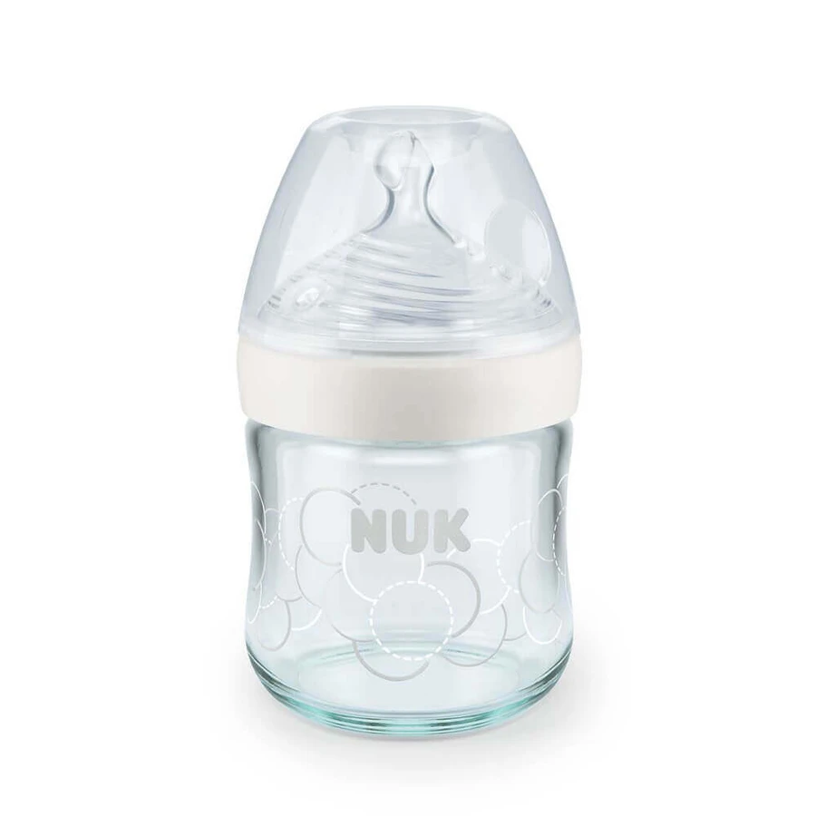 Пляшечка Nuk NS Пляшечка x 120 мл + силіконова соска soft orif S asort.: ціни та характеристики