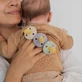 BIBS Кольорові симетричні пустушки з натурального каучуку vekos 1, baby Blue / Petrol 2 шт