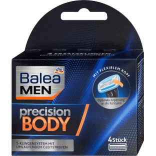 Balea MEN Reserve Precision BODY лезвия, 4 шт.