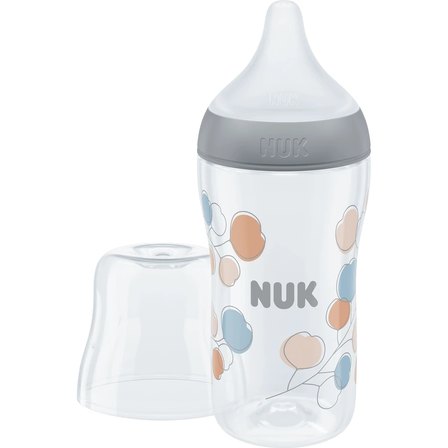Пляшка Nuk Perfect Match з терморегулятором, сіра 260 мл: ціни та характеристики