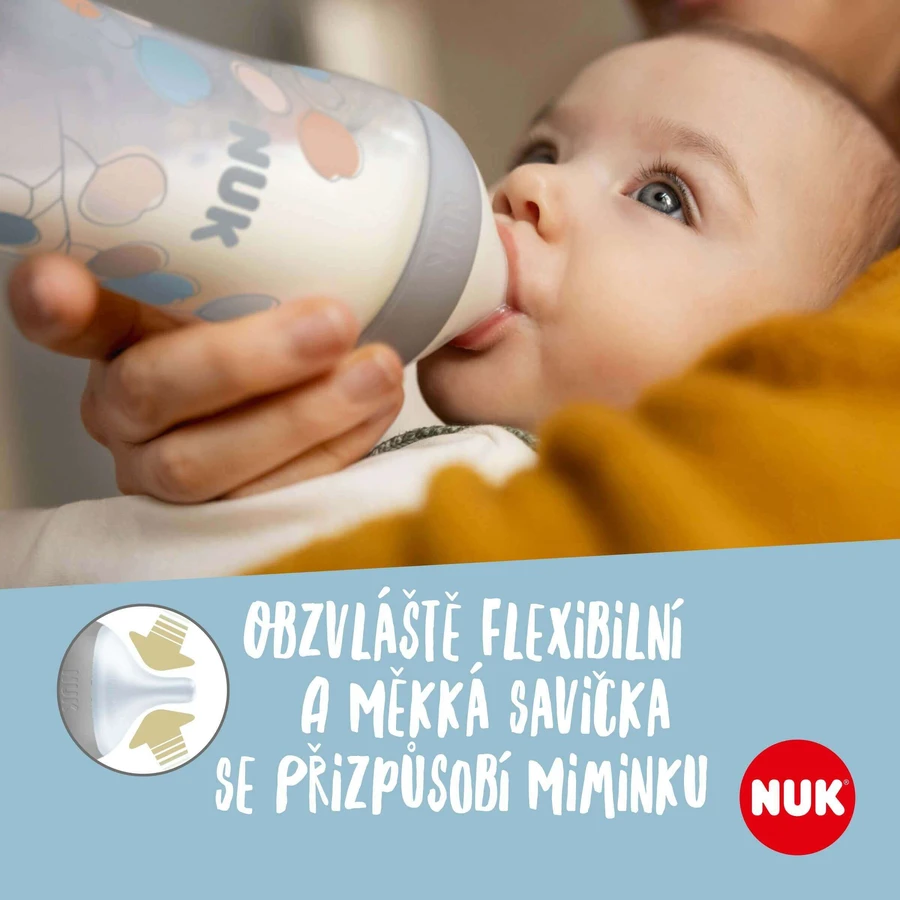 Пляшка Nuk Perfect Match з терморегулятором, сіра 260 мл: ціни та характеристики
