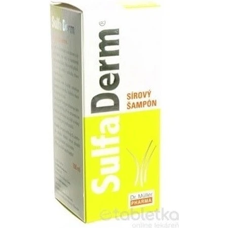 Dr. Müller SulfaDerm Sulphur Shampoo 1×100 мл, шампунь для волосся: ціни та характеристики