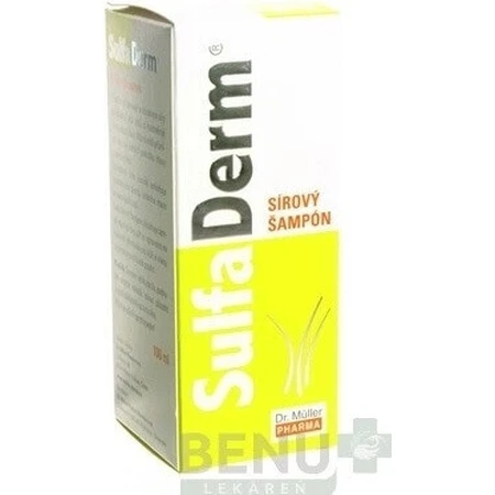 Dr. Müller SulfaDerm Sulphur Shampoo 1×100 мл, шампунь для волосся: ціни та характеристики