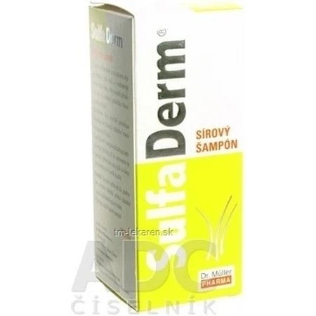 Dr. Müller SulfaDerm Sulphur Shampoo 1×100 мл, шампунь для волосся: ціни та характеристики