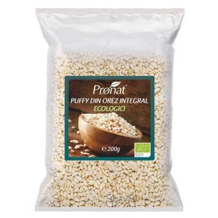 Puffy Organic Puffy из натурального рассыпчатого риса, 200 г, Pronat
