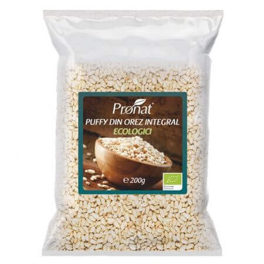 Puffy Organic Puffy из натурального рассыпчатого риса, 200 г, Pronat: цены и характеристики